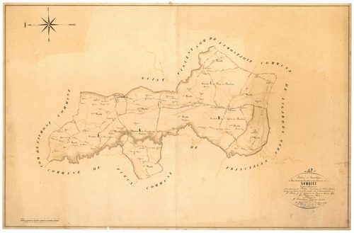 Plan napoléonien, atlas-TA, Nomdieu