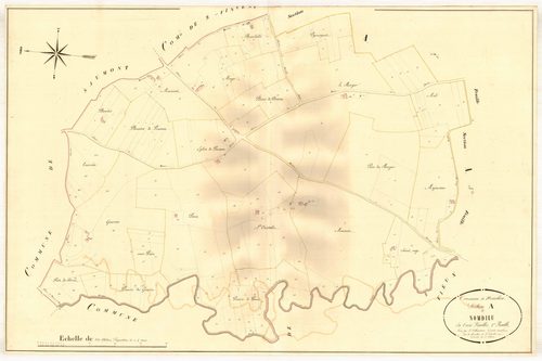 Plan napoléonien, atlas-A1 Nomdieu, Nomdieu
