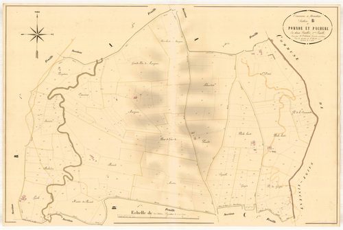 Plan napoléonien, atlas-B2 Pomade et Pachère, Nomdieu