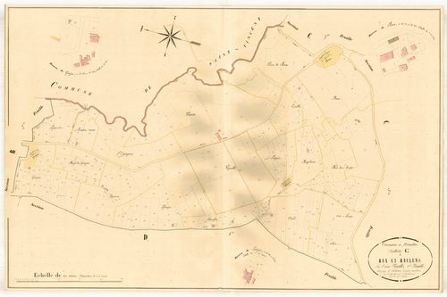 Plan napoléonien, atlas-C1 Bax et Baulens, Nomdieu