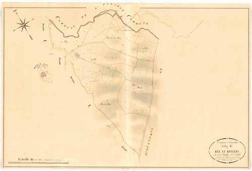 Plan napoléonien, atlas-C2 Bax et Baulens, Nomdieu