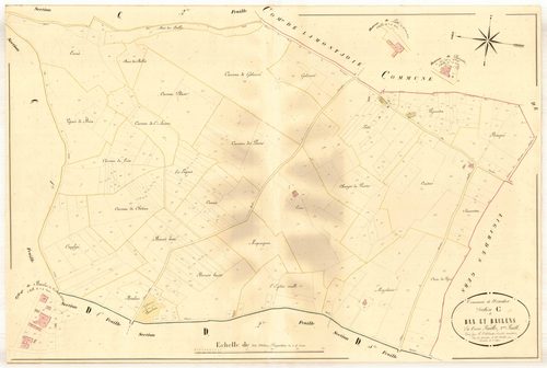 Plan napoléonien, atlas-C3 Bax et Baulens, Nomdieu