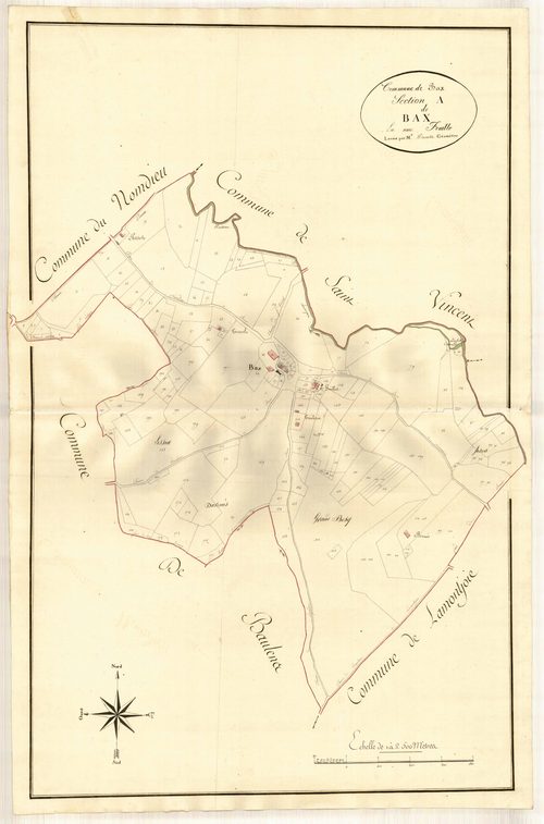 Plan primitif, atlas-A Bax, Bax (voir Nomdieu)