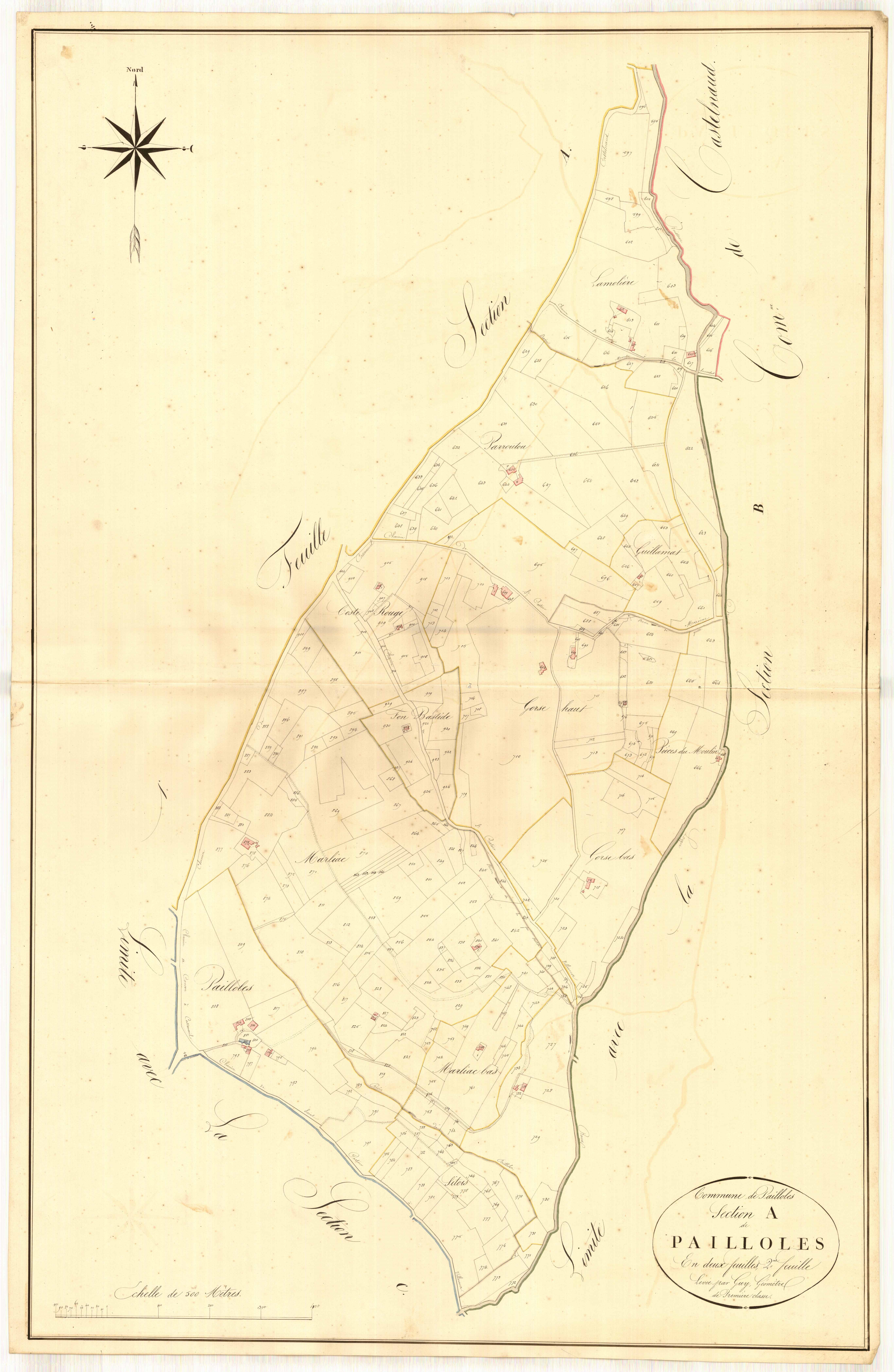 Plan napoléonien, atlas-A2 Pailloles, Pailloles