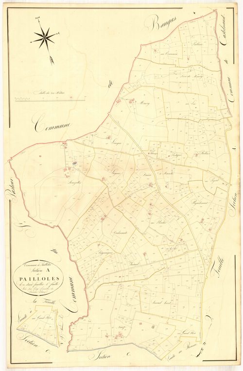Plan napoléonien, atlas-A1 Pailloles, Pailloles
