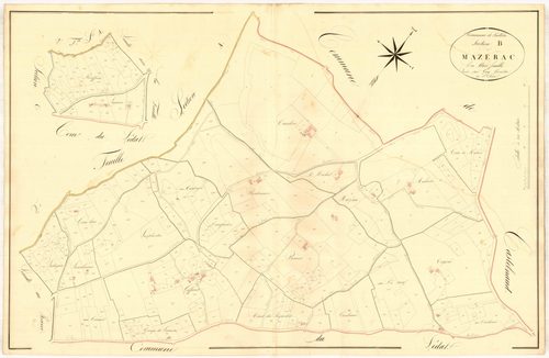 Plan napoléonien, atlas-B Mazerac, Pailloles