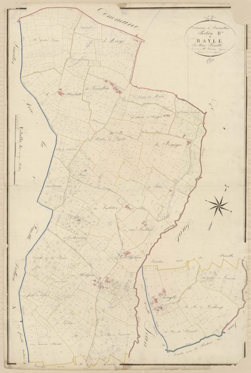 Plan napoléonien, atlas-B Bayle, Pardaillan