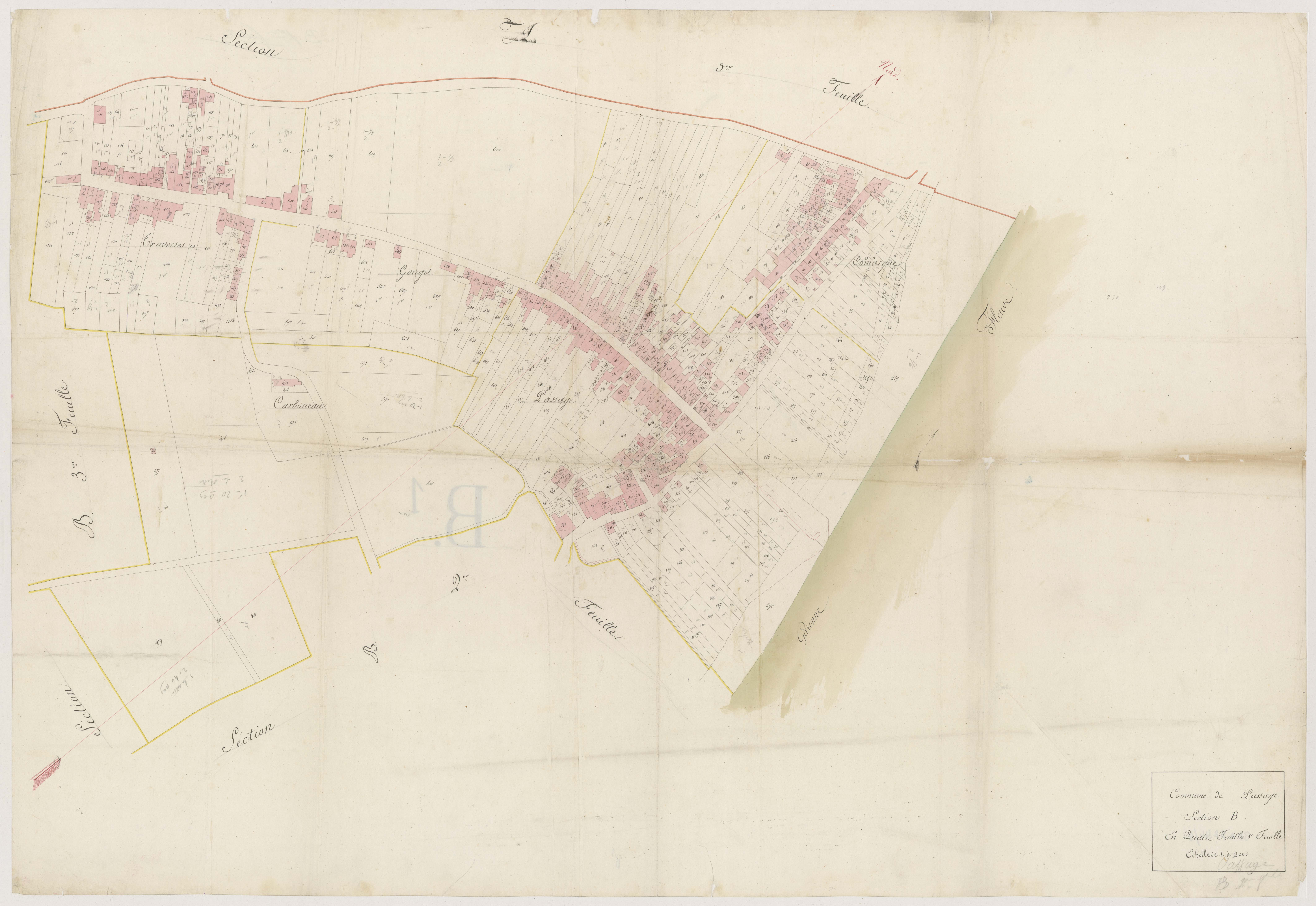 Atlas portatif-B1 [Le Passage], Passage-d'Agen (Le)