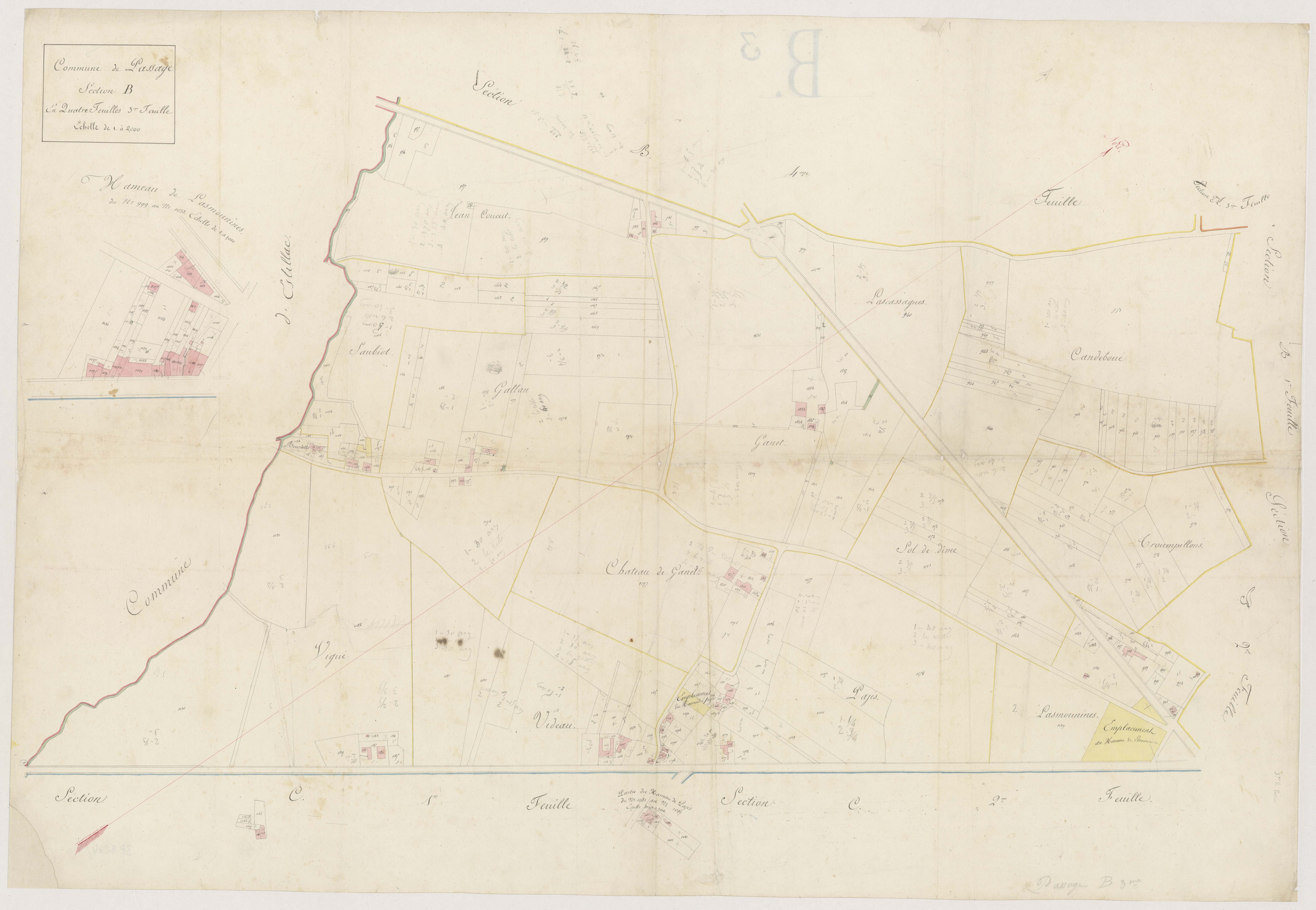 Atlas portatif-B3 [Le Passage], Passage-d'Agen (Le)