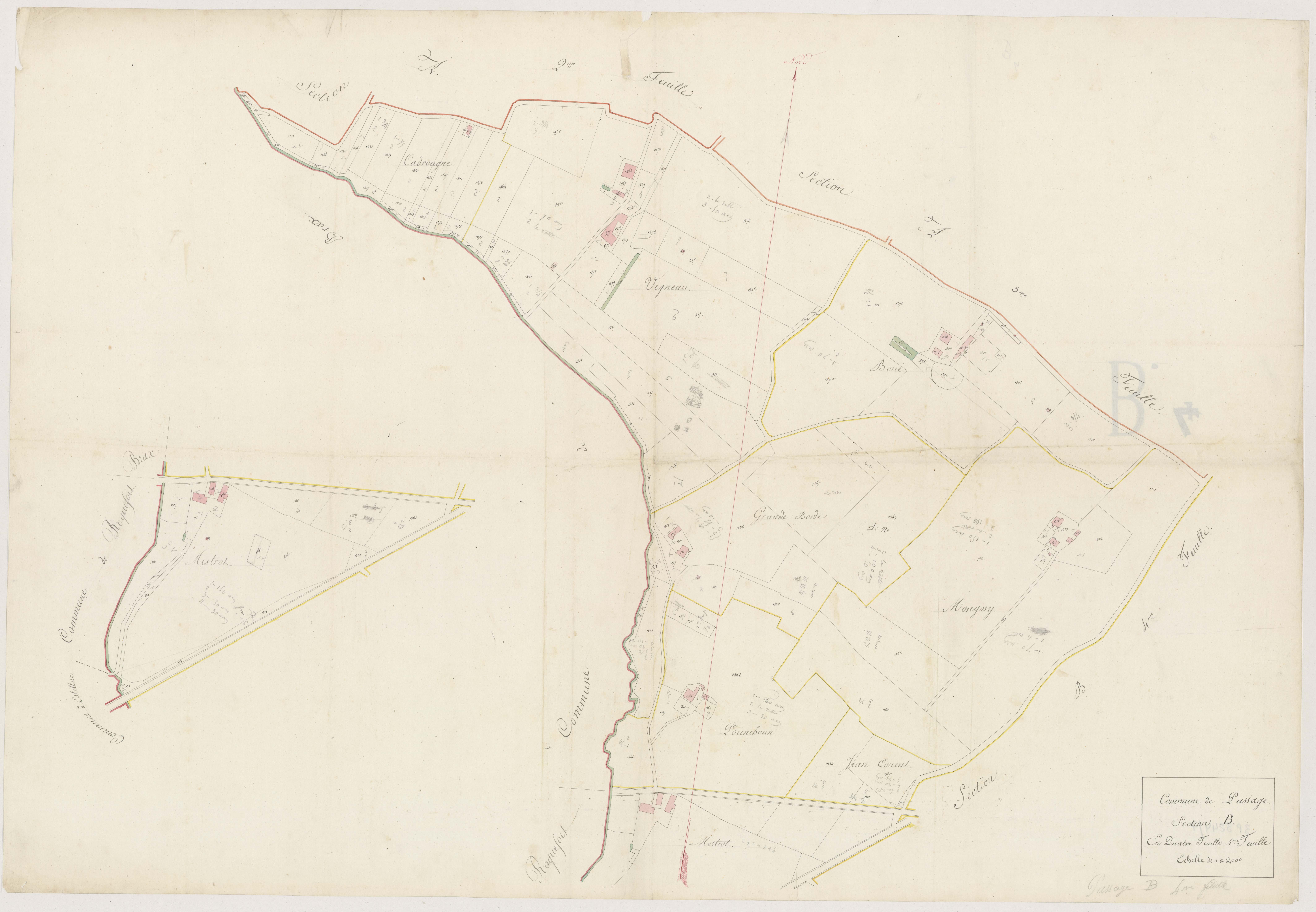 Atlas portatif-B4 [Le Passage], Passage-d'Agen (Le)