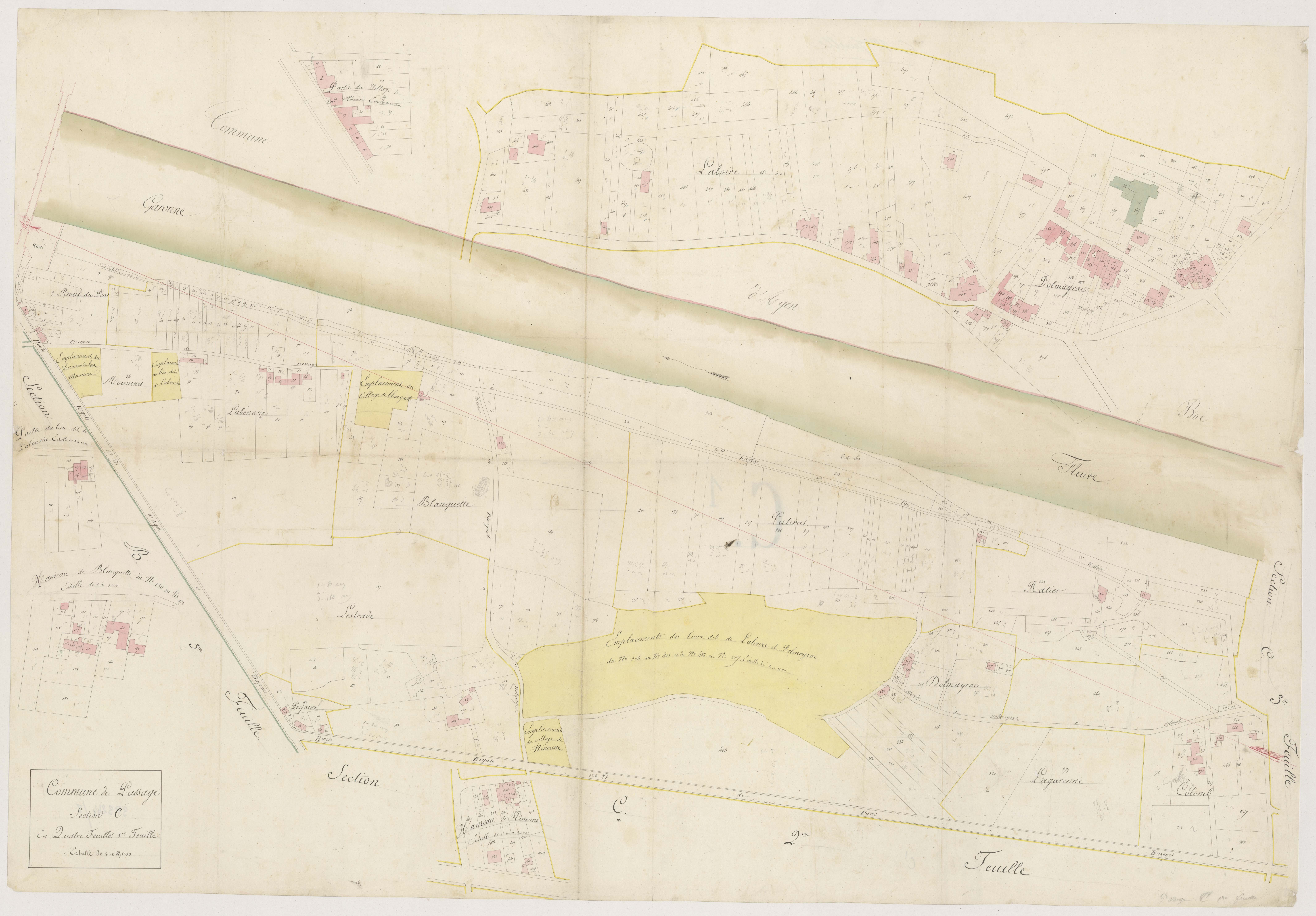 Atlas portatif-C1 [Dolmayrac], Passage-d'Agen (Le)