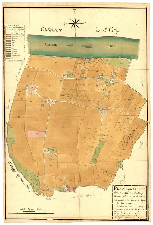 Plan primitif, atlas-A2, Passage-d'Agen (Le)