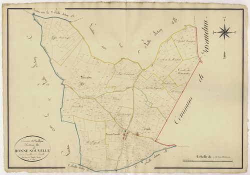 Plan napoléonien, atlas-B2 Bonnenouvelle, Paulhiac