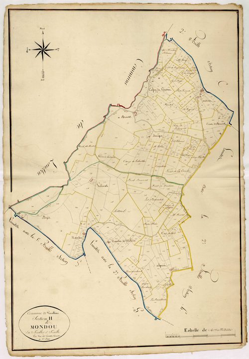 Plan napoléonien, atlas-H1 Mondou, Paulhiac