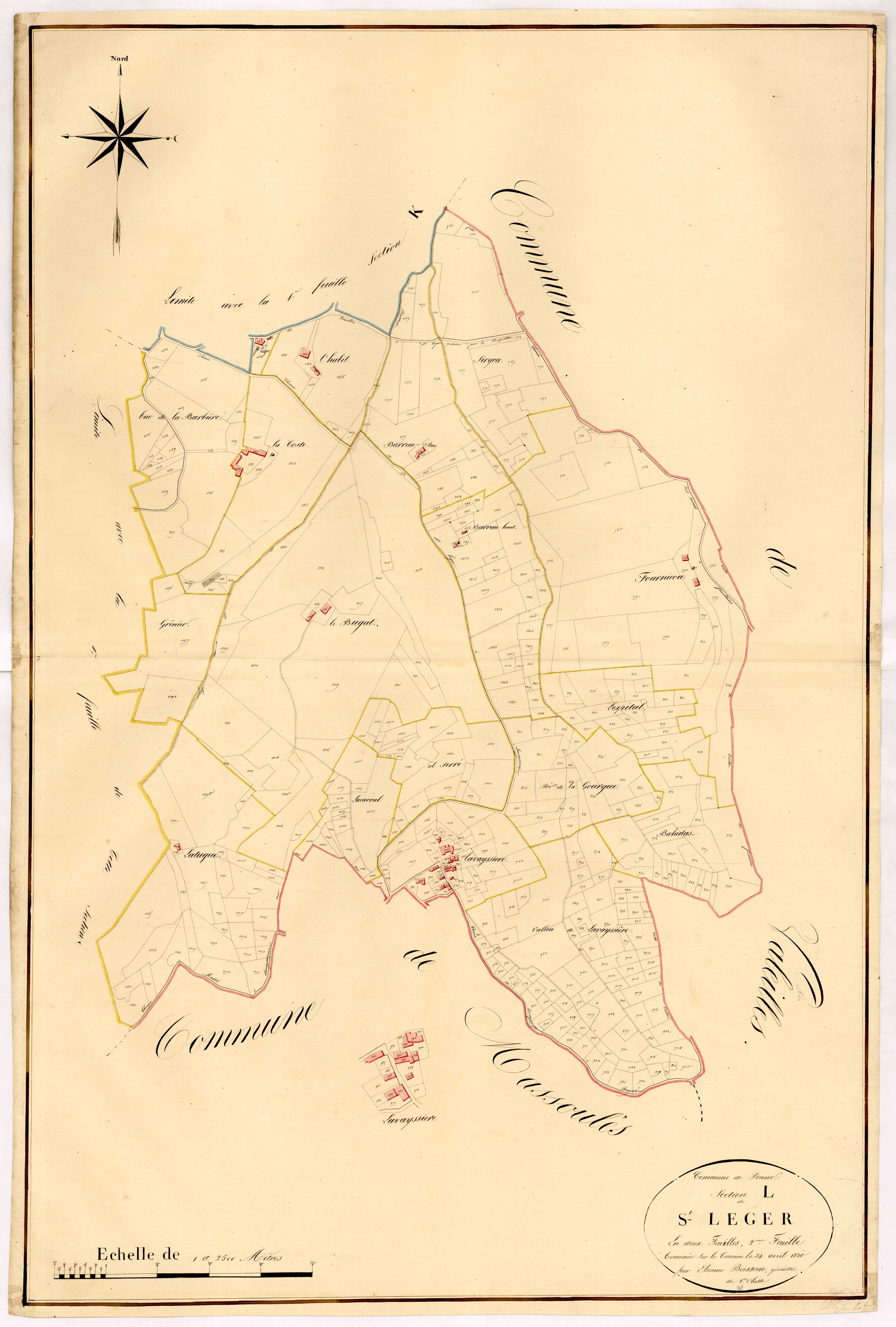 Plan napoléonien, atlas-L2 Saint-Léger, Penne-d’Agenais