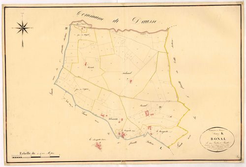 Plan napoléonien, atlas-K2 Bonal, Penne-d’Agenais