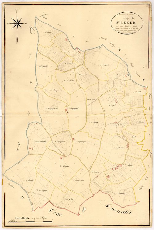 Plan napoléonien, atlas-L1 Saint-Léger, Penne-d’Agenais