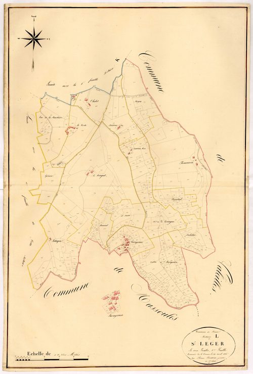Plan napoléonien, atlas-L2 Saint-Léger, Penne-d’Agenais