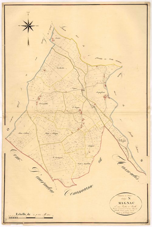 Plan napoléonien, atlas-N2 Magnac, Penne-d’Agenais