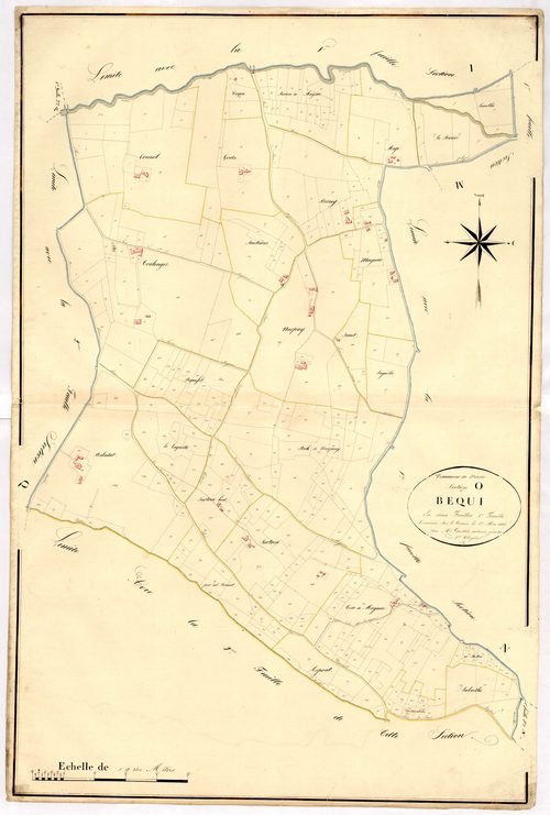 Plan napoléonien, atlas-O1 Bégui, Penne-d’Agenais