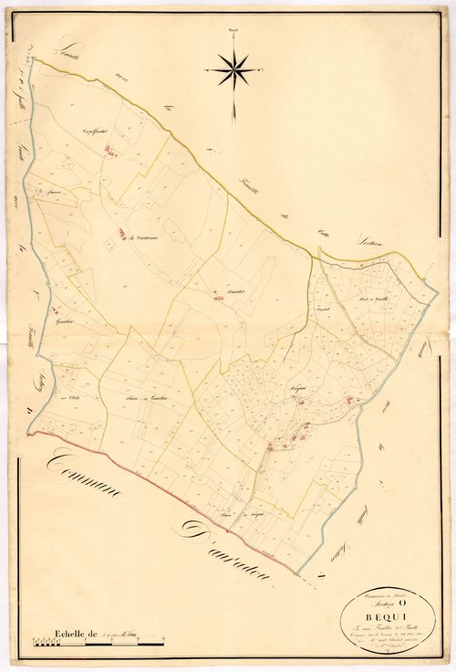 Plan napoléonien, atlas-O2 Bégui, Penne-d’Agenais