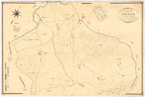 Plan napoléonien, atlas-P1 Gautier, Penne-d’Agenais