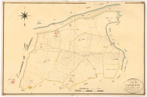 Plan napoléonien, atlas-R1 Vacqueri, Penne-d’Agenais