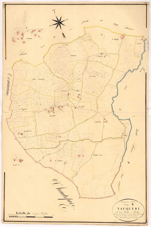 Plan napoléonien, atlas-R3 Vacqueri, Penne-d’Agenais