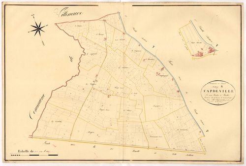 Plan napoléonien, atlas-S1 Capdeville, Penne-d’Agenais