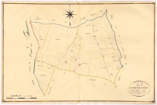 Plan napoléonien, atlas-T1 Saint-Sylvestre, Penne-d’Agenais