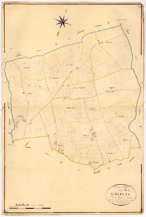 Plan napoléonien, atlas-U1 Saint-Marcel, Penne-d’Agenais