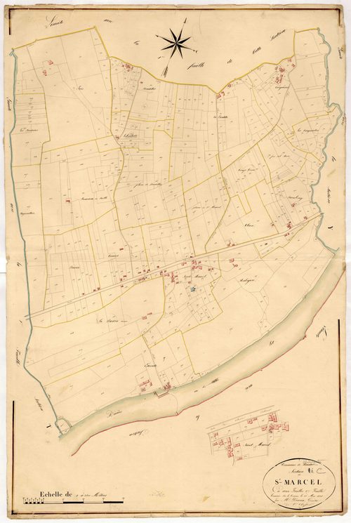 Plan napoléonien, atlas-U2 Saint-Marcel, Penne-d’Agenais