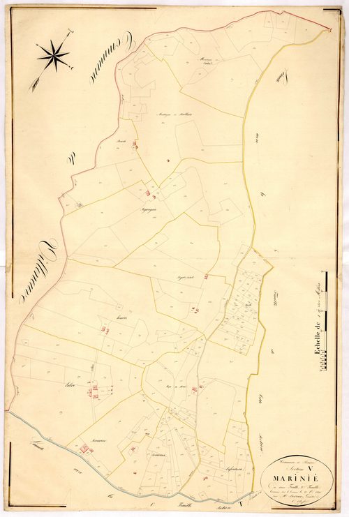 Plan napoléonien, atlas-V2 Marinié, Penne-d’Agenais