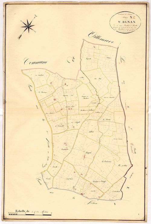 Plan napoléonien, atlas-X1 Saint-Agnan, Penne-d’Agenais