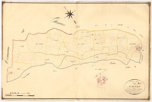 Plan napoléonien, atlas-X2 Saint-Agnan, Penne-d’Agenais