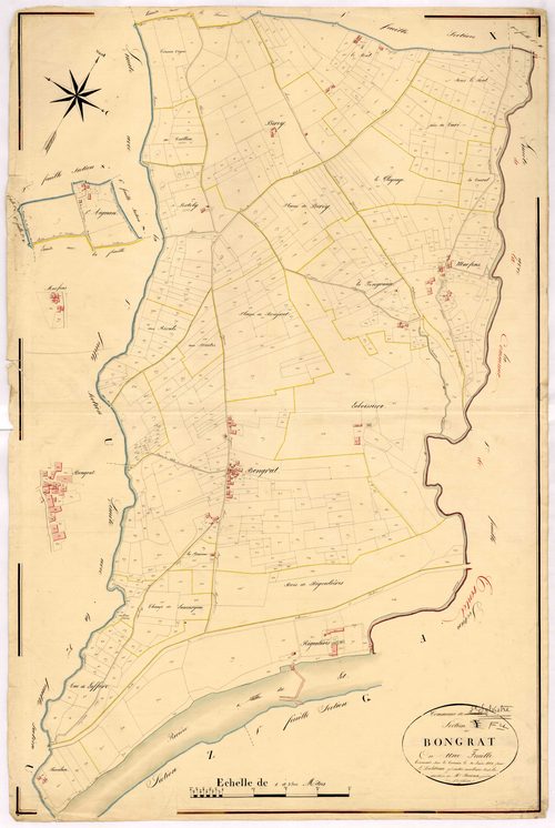 Plan napoléonien, atlas-Y Bongrat, Penne-d’Agenais