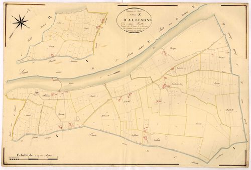 Plan napoléonien, atlas-Z D’Allemans, Penne-d’Agenais