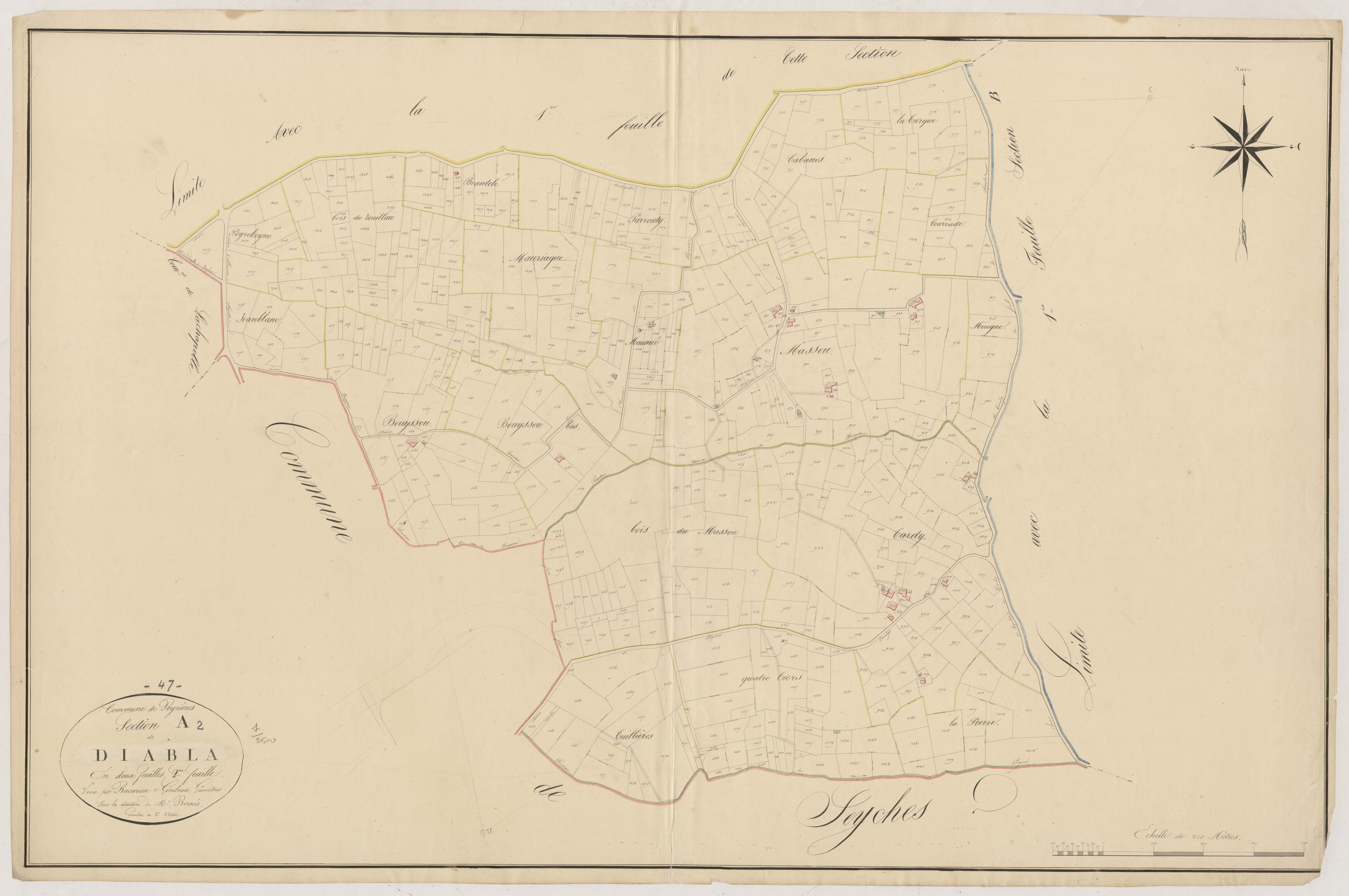 Plan napoléonien, atlas-A2 Diabla, Peyrières