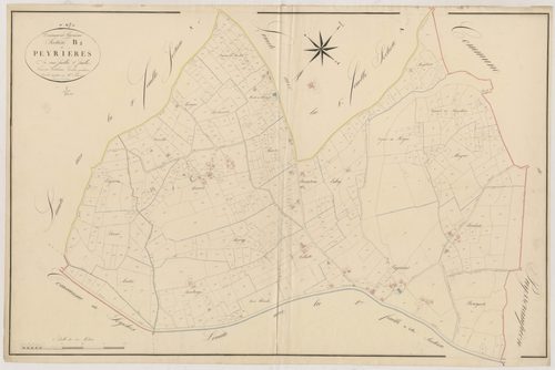 Plan napoléonien, atlas-B1 Peyrières, Peyrières