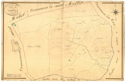Plan napoléonien, atlas-A Sarpout, Pindères