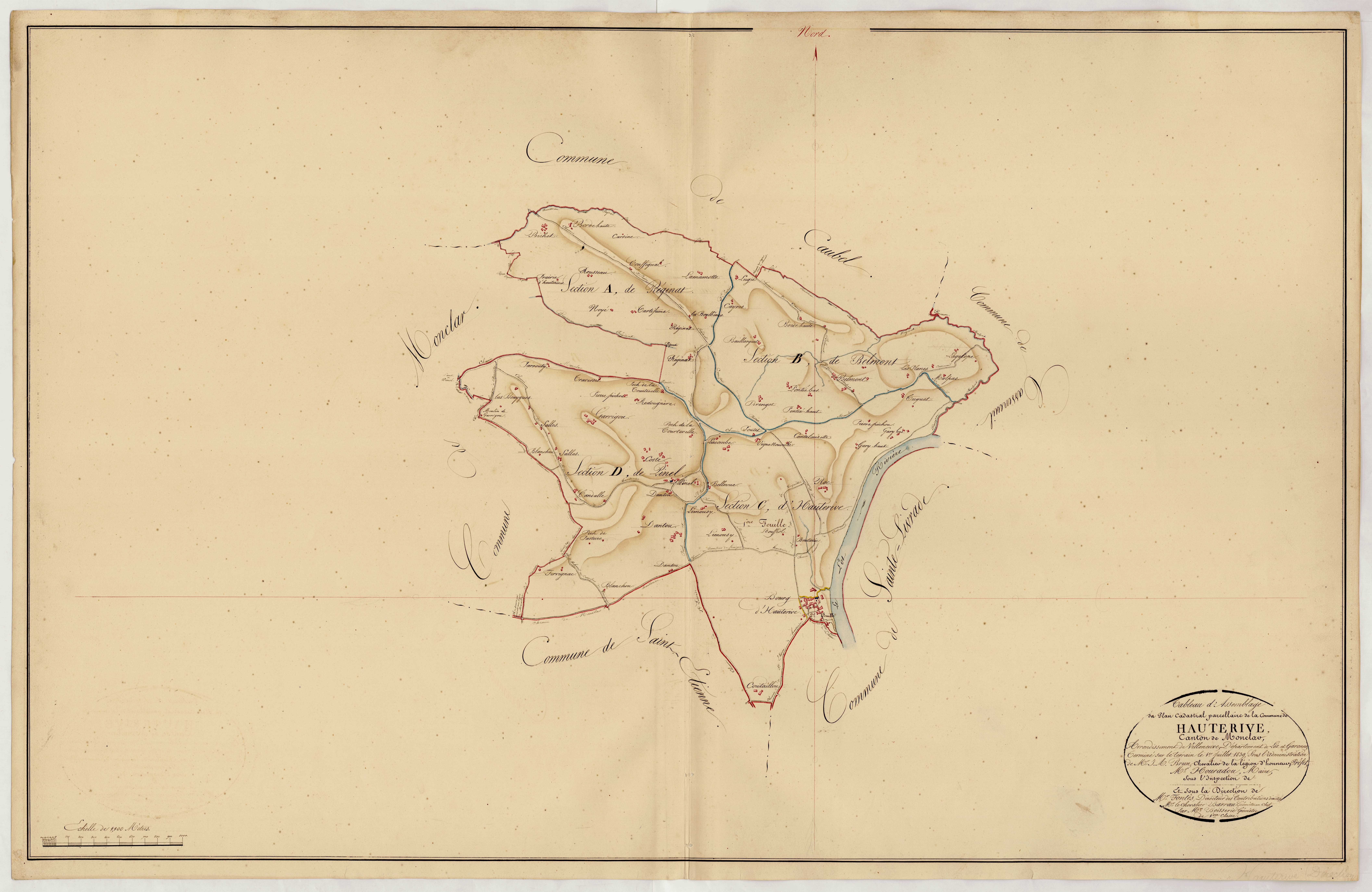 Plan napoléonien, atlas-TA, Pinel-Hauterive