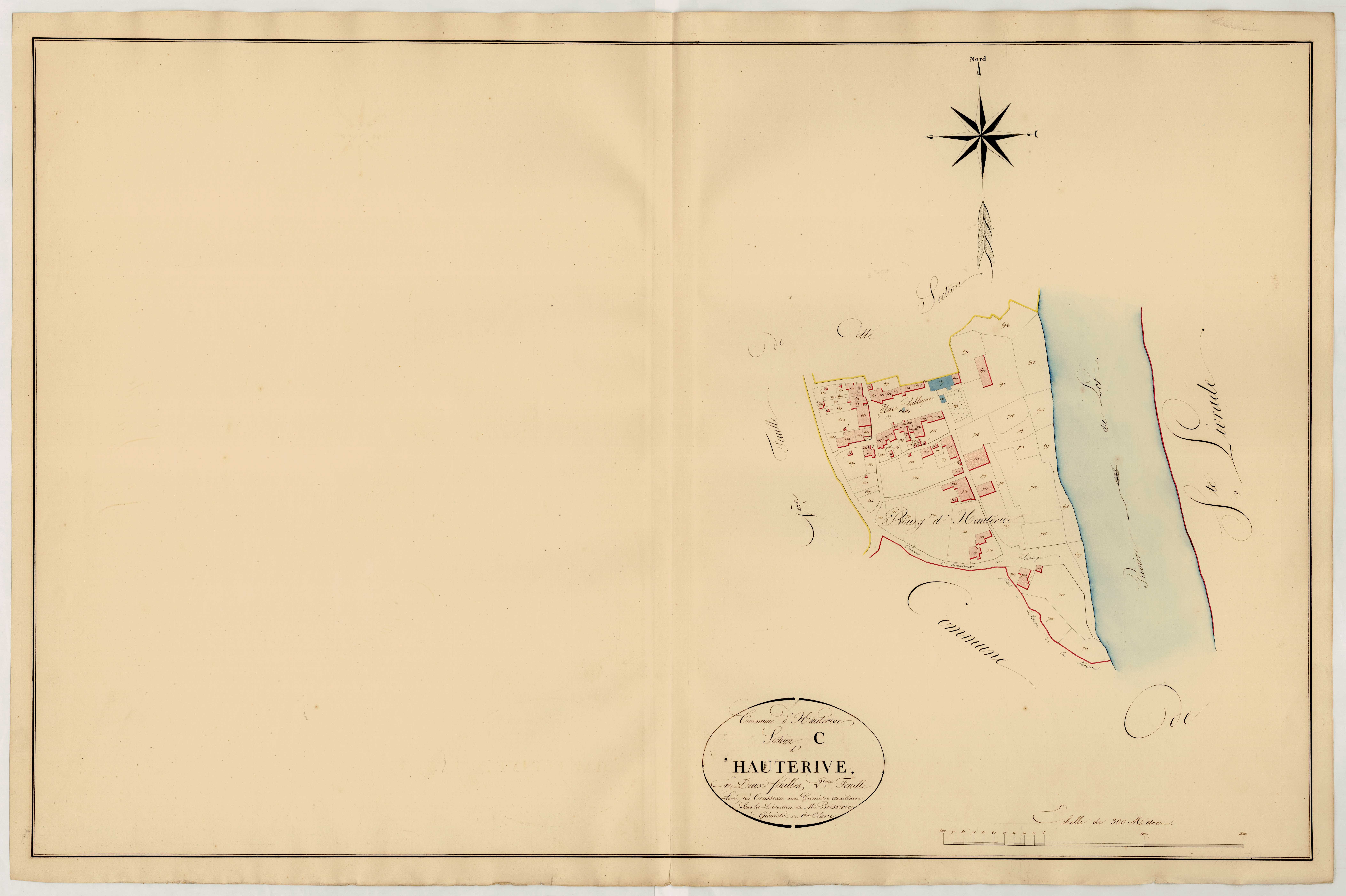 Plan napoléonien, atlas-C2 Hauterive, Pinel-Hauterive
