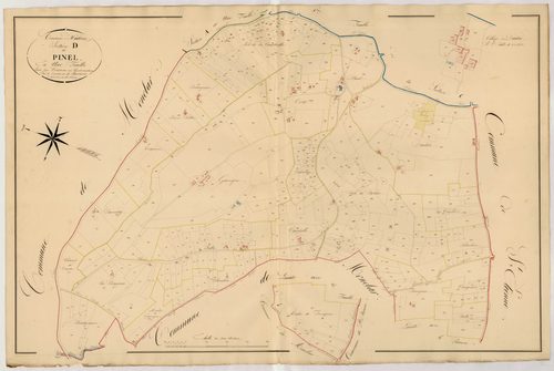 Plan napoléonien, atlas-D Pinel, Pinel-Hauterive