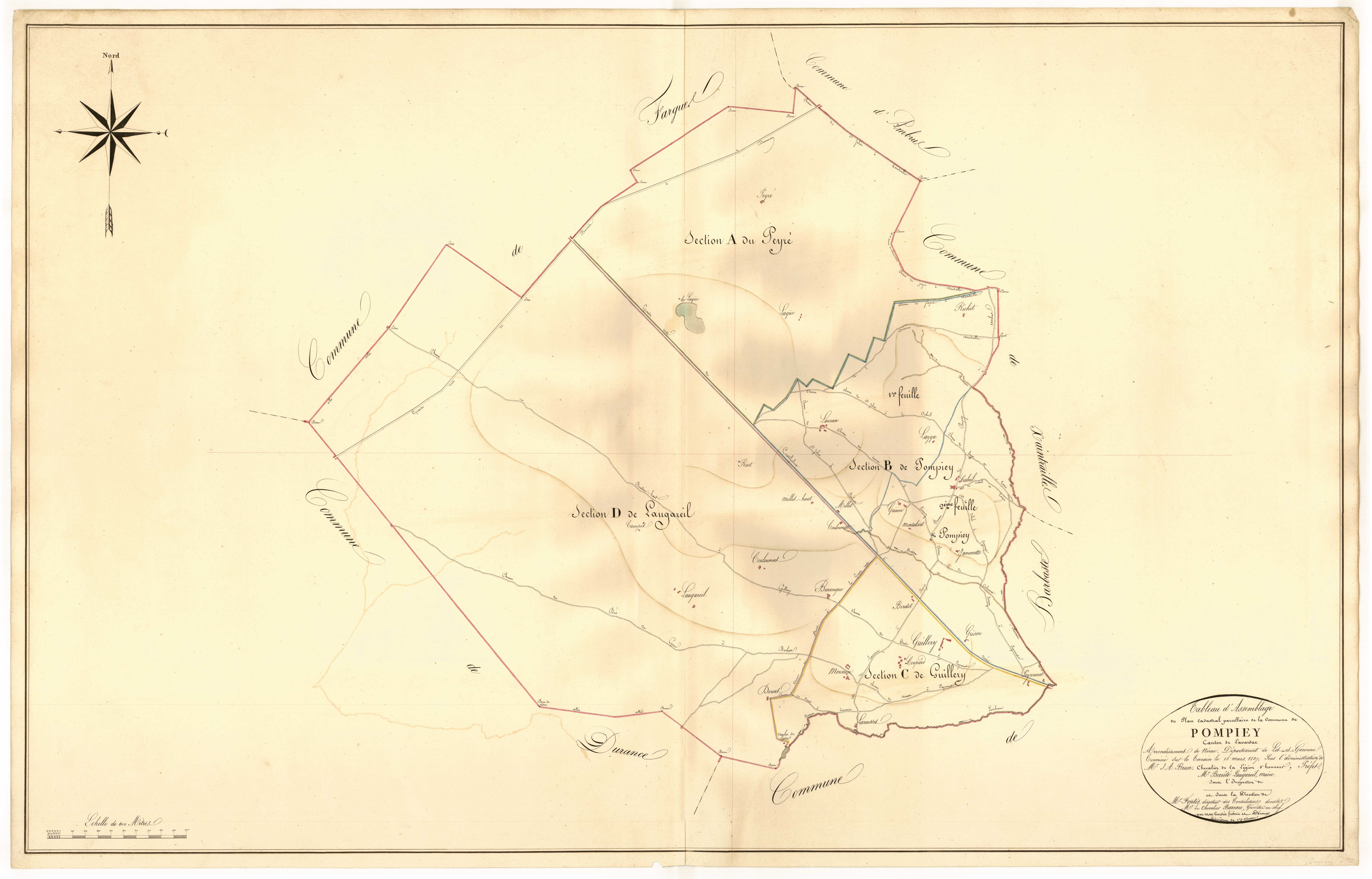 Plan napoléonien, atlas-TA, Pompiey
