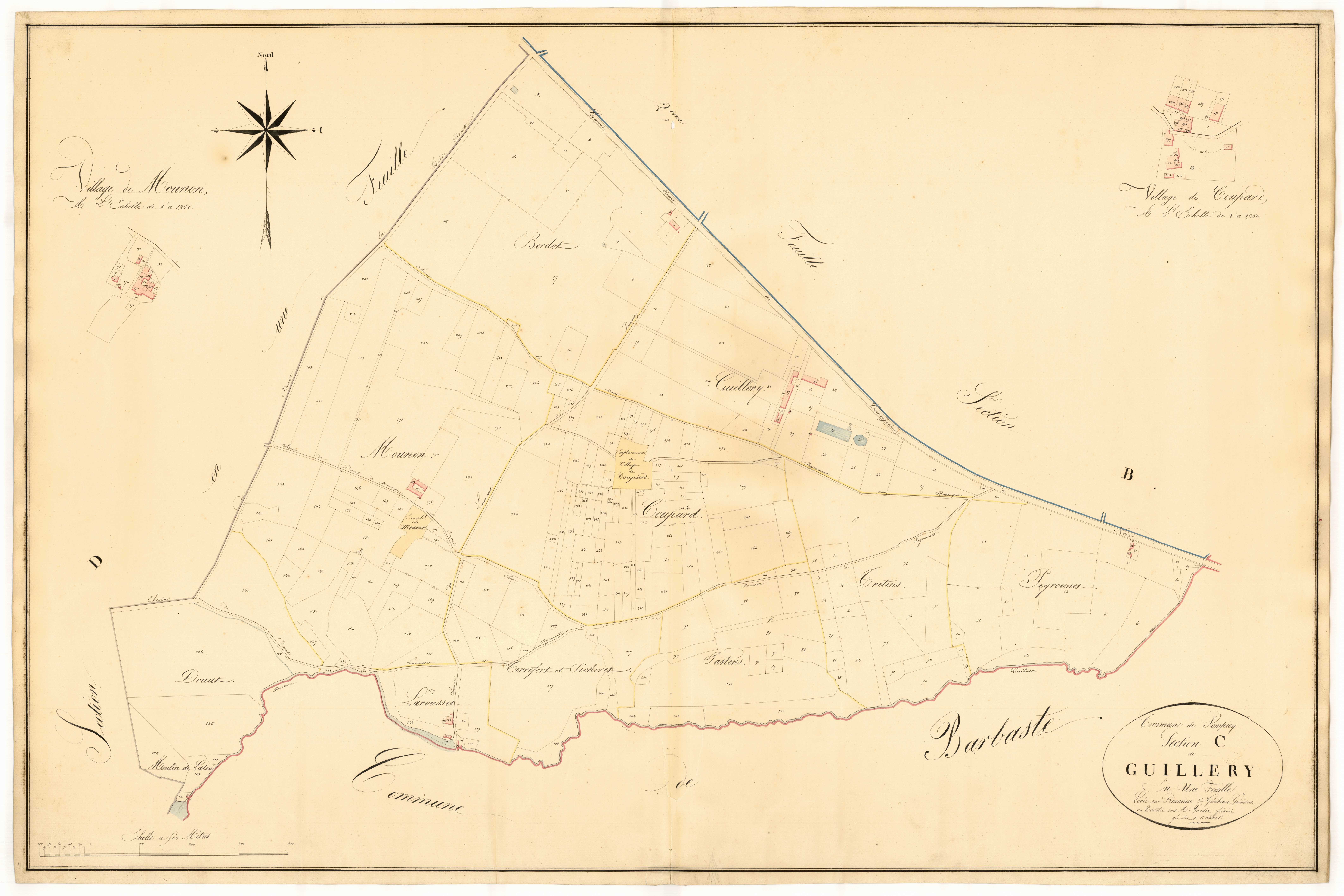 Plan napoléonien, atlas-C Guillery, Pompiey