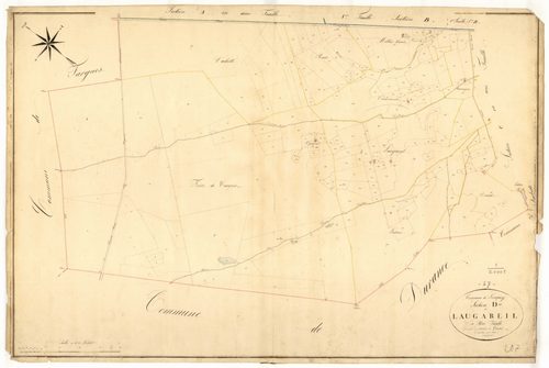 Plan napoléonien, atlas-D Laugareil, Pompiey