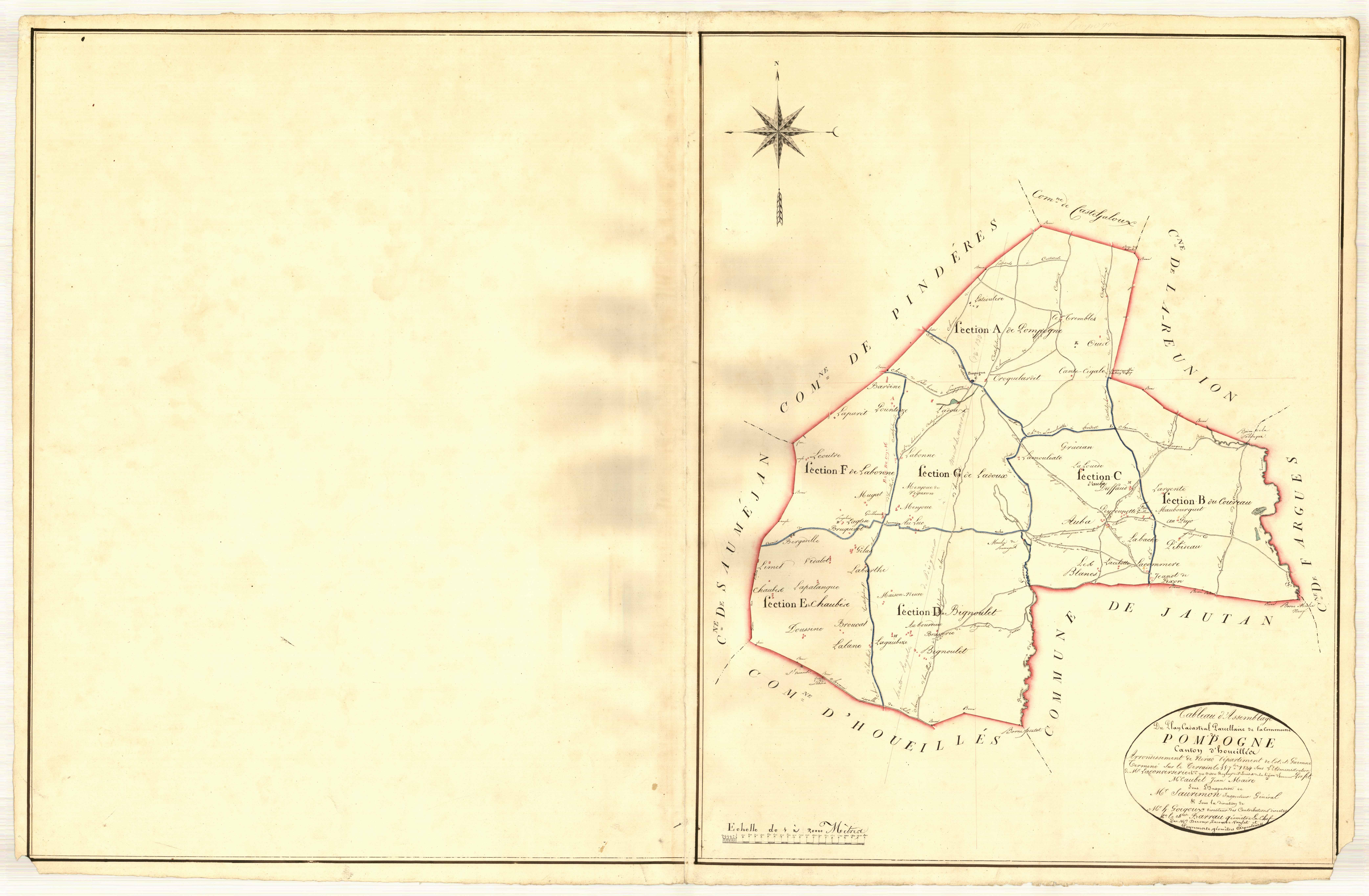 Plan napoléonien, atlas-TA, Pompogne