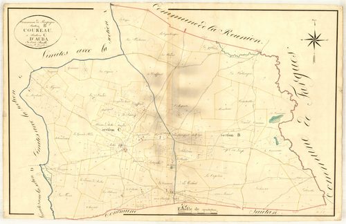 Plan napoléonien, atlas-B Coureau, Pompogne
