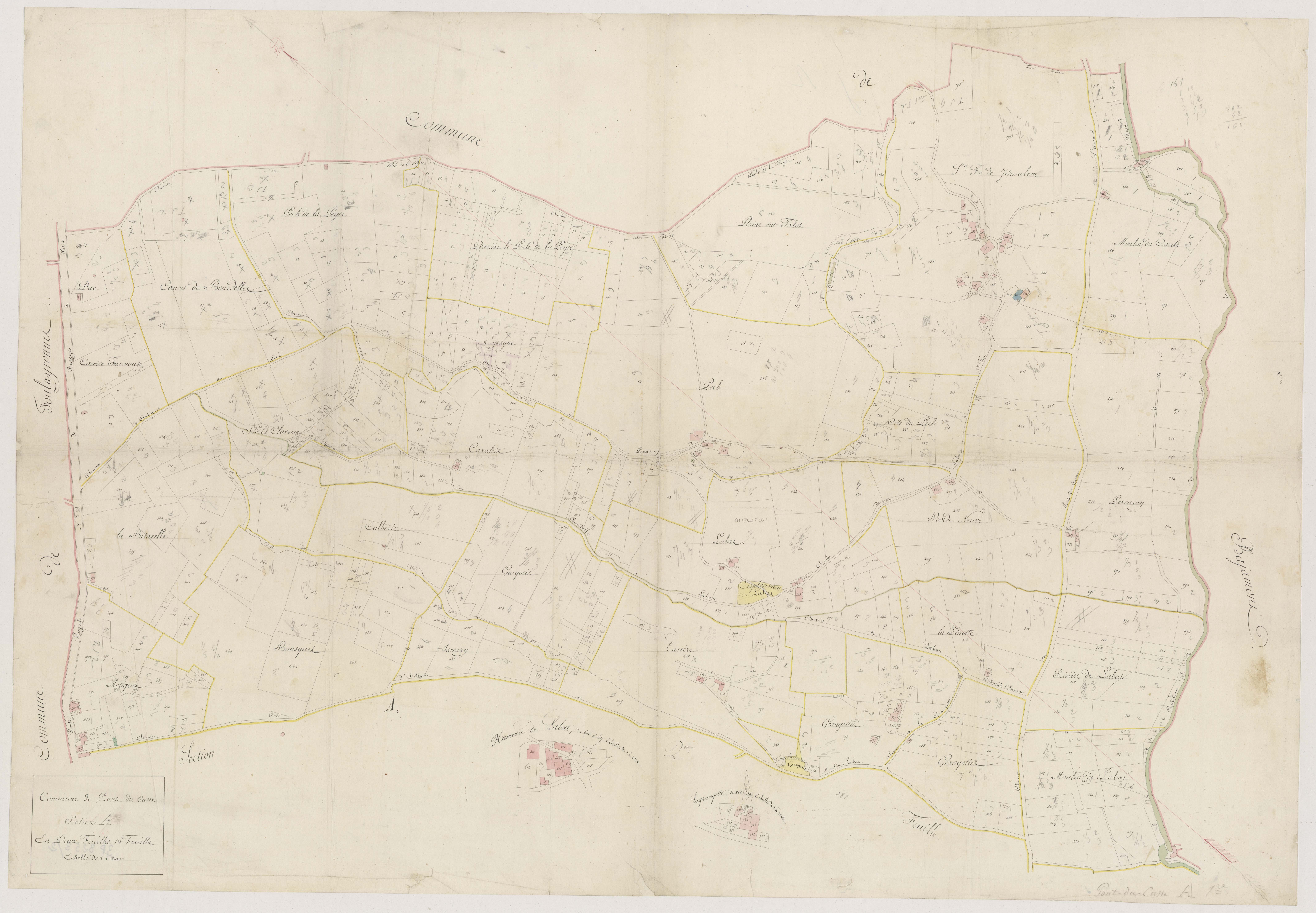 Atlas portatif-A1 [Sainte-Foi], Pont-du-Casse