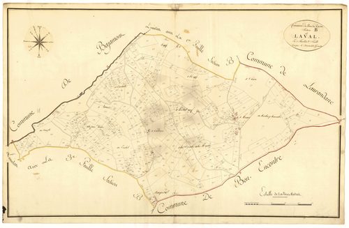 Plan primitif, atlas-B2 Laval, Pont-du-Casse